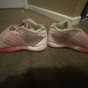 Nike Kids Pink and White Sneakers